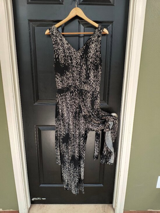 H by Halston Pants - B&W Jumpsuit - Halston (M)